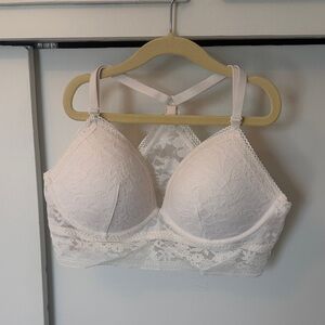 VS White Lace Bralette NWT
